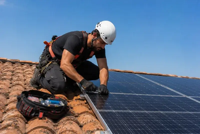 Maintenance et monitoring de panneaux solaires à Saint-Germain-d'Esteuil